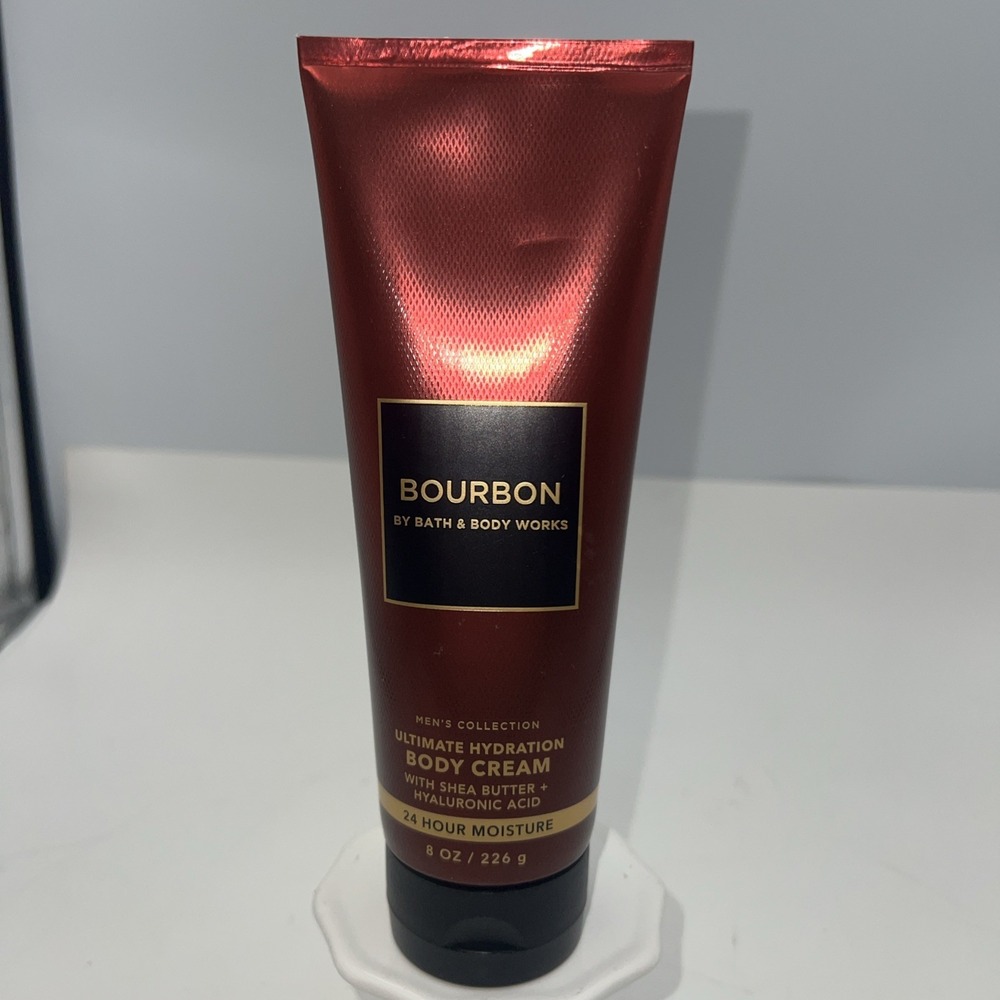 Bath and Body Works‎ Men's Collection BOURBON Ultimate Hydration Body Cream 8 oz